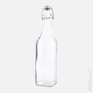 Butelis kvadratinis 1000ml. 6vnt. Homemade