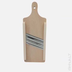 Wooden cabbage slicer with 3 blades