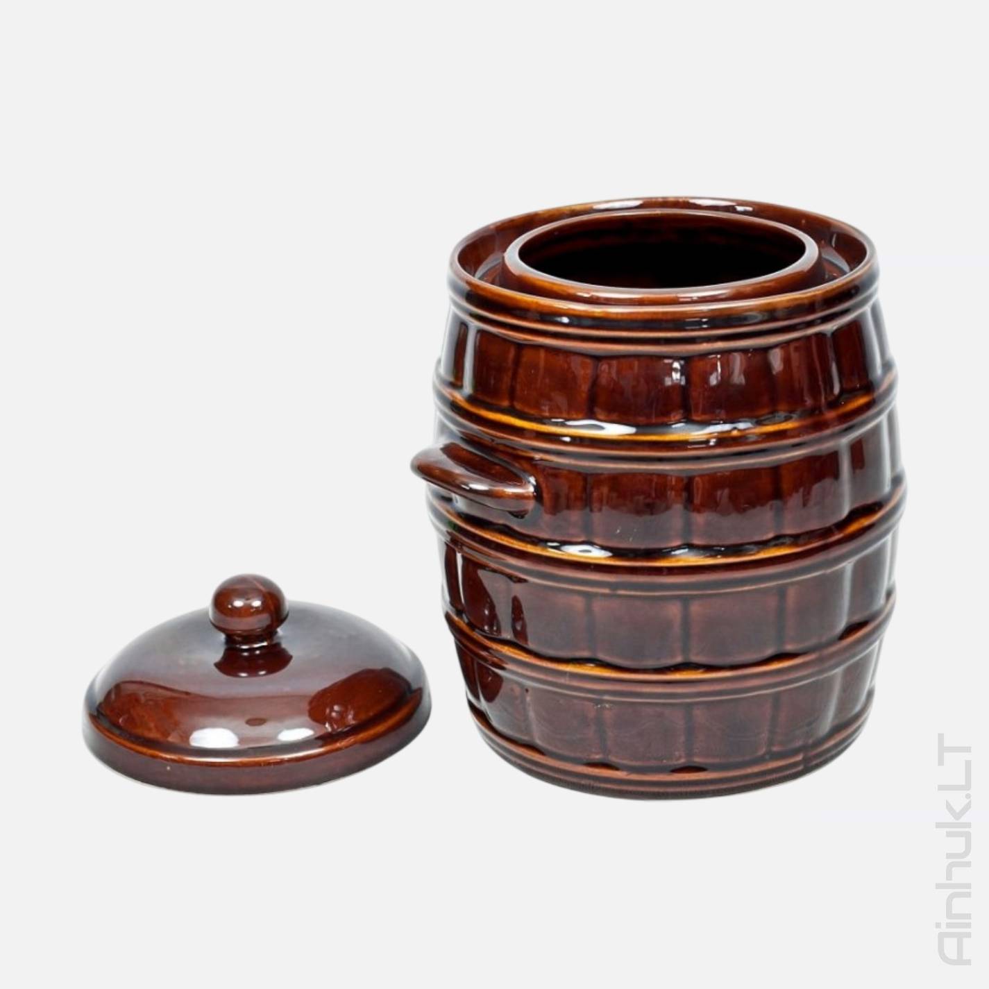Горшок-бочонок из каменной керамики 3,5 л