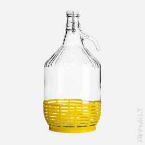 Balon do wina w koszu z uchwytem, 5 l