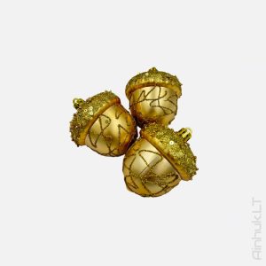Christmas ornaments, 3 pcs.