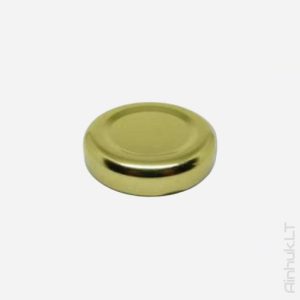Gold metal screw cap 38mm