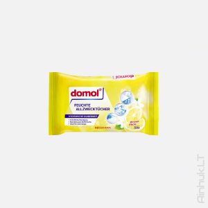 Универсальные влажные салфетки для уборки Domol Citrus,