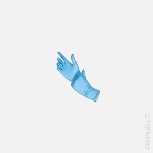Disposable blue nitrile gloves, size S, 100 pcs.