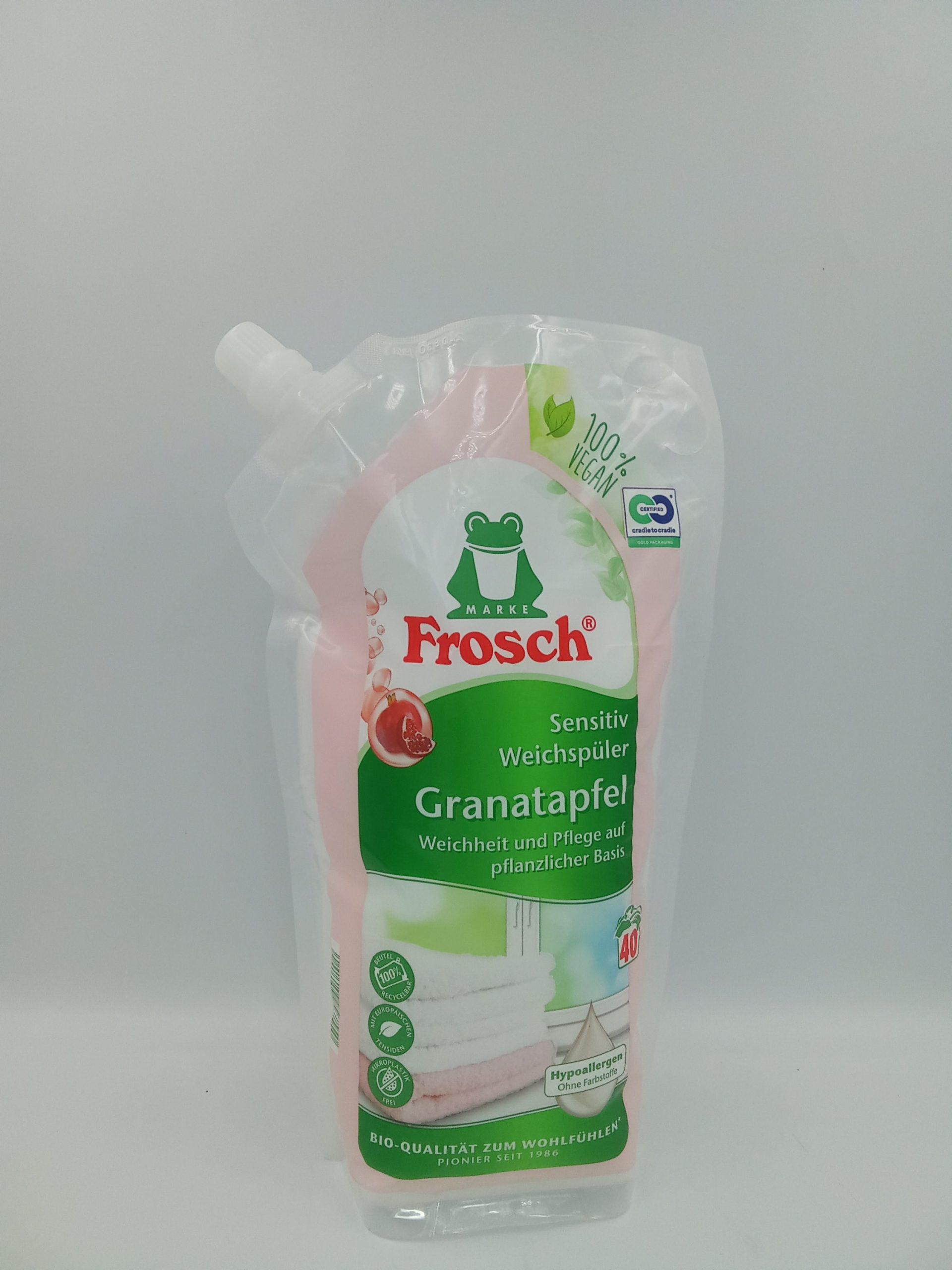 Skalbinių minkštiklis Frosch granatų kvapo, 1L - Image 2