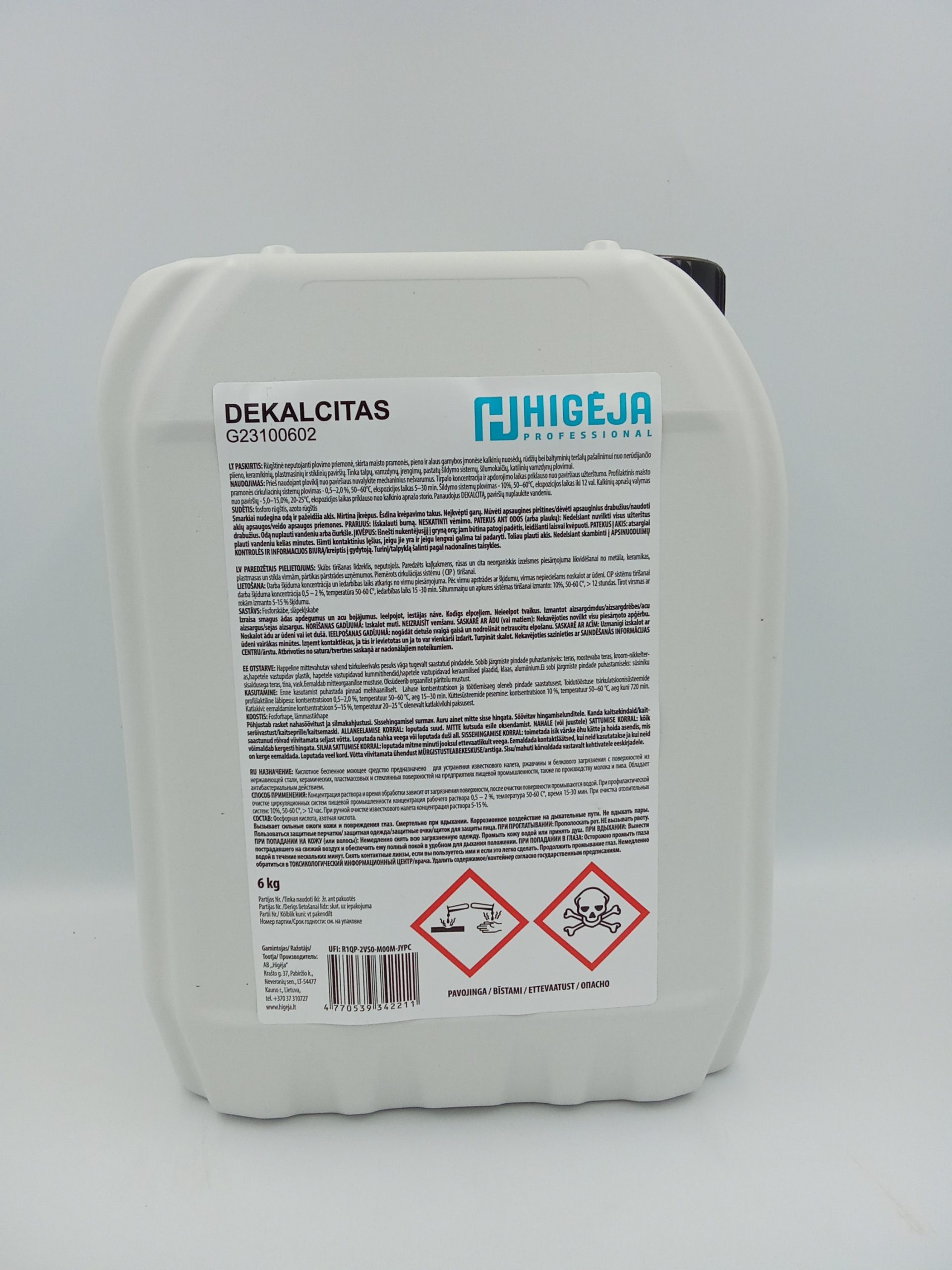 Nukalkinimo priemonė dekalcitas 6KG - Изображение 2