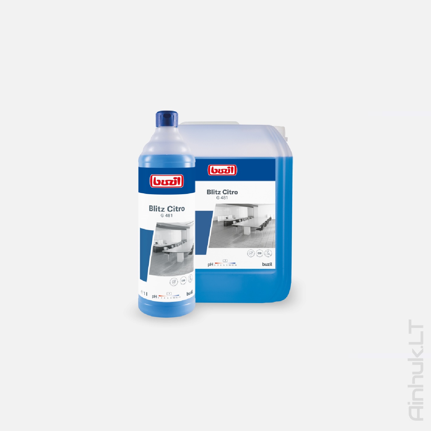 Neultralus universalus kvapnus valiklis Buzil  BLITZ CITRO 1L-G481