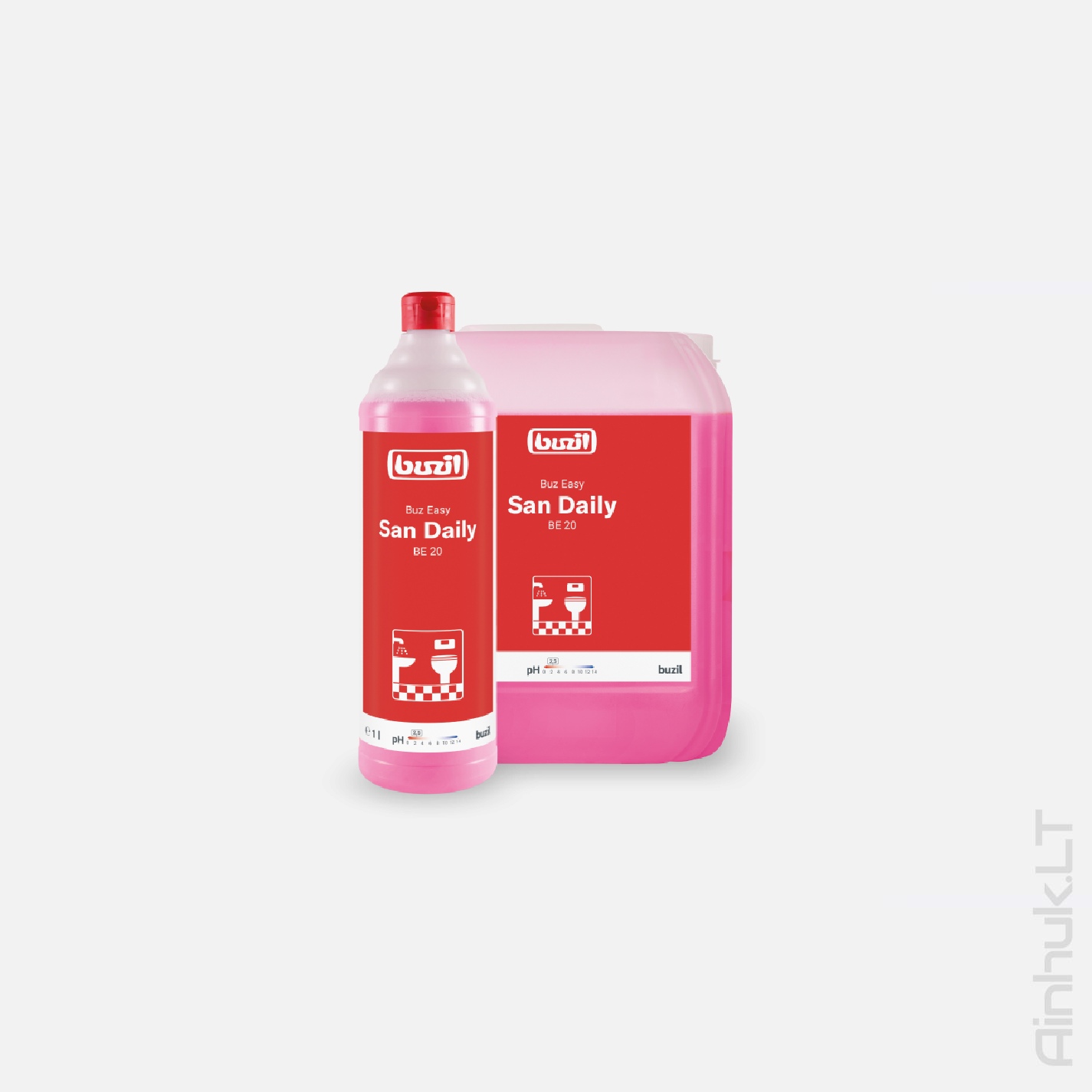 Кислотное чистящее средство для санитарных помещений  Buzil BUZ EASY SAN DAILY 1L-BE20