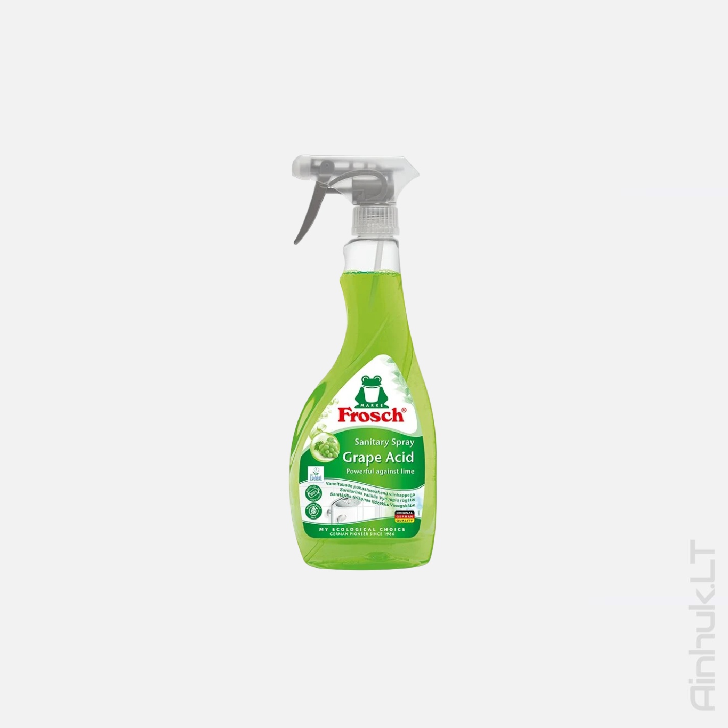 Dušo ir vonios valiklis FROSCH, 500ml.