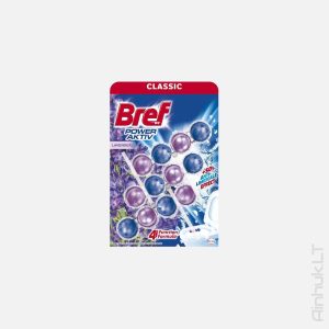 Kostka do WC BREF POWER AKTIV Lavender, 3x50g.