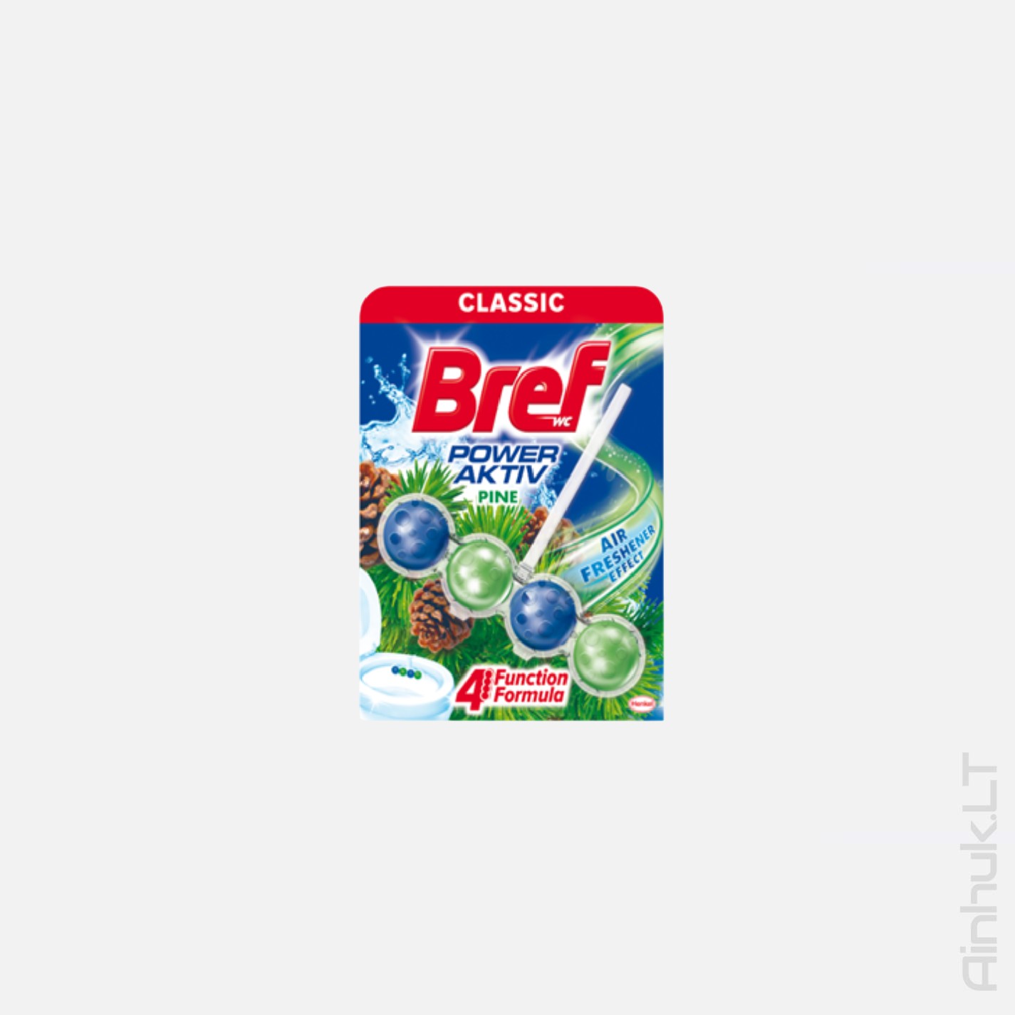 BREF POWER ACTIVE Pine toilet freshener, 50g.