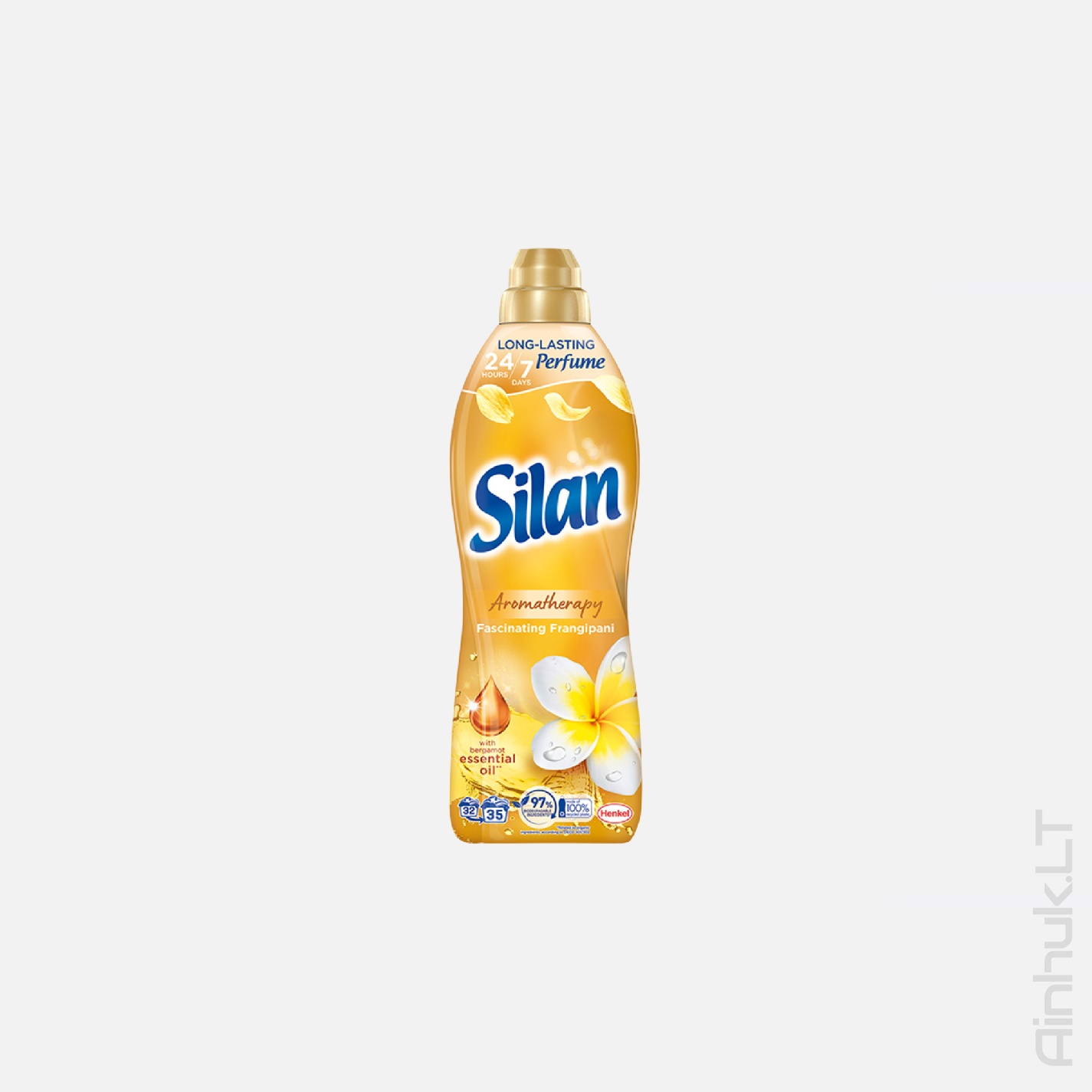 Skalbinių minkštiklis Silan Fascinating Frangipani, 770ml.
