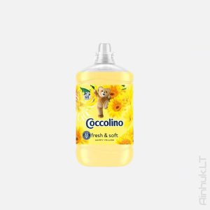 COCCOLINO Happy Yellow audinių minkštiklis, 1700ml