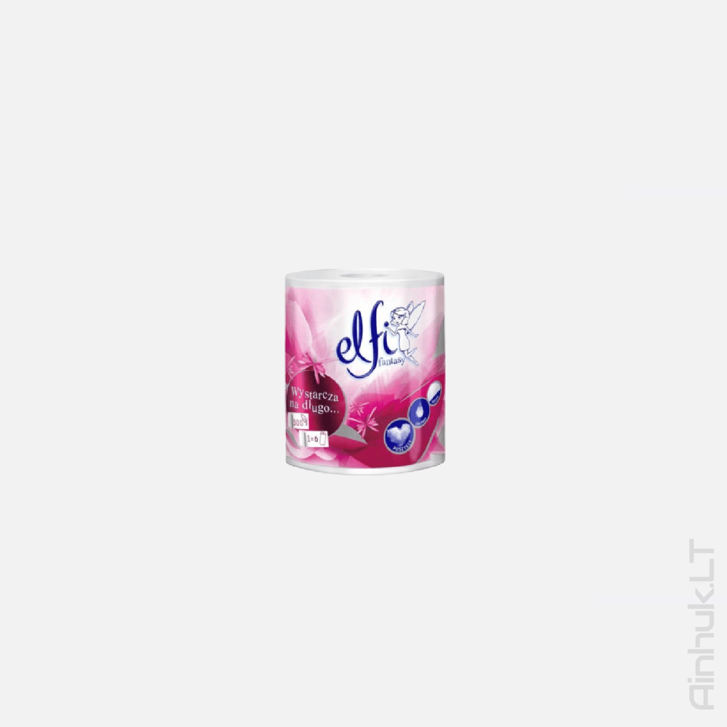 ELFI paper towel roll, 1 roll, 300 sheets, 60m