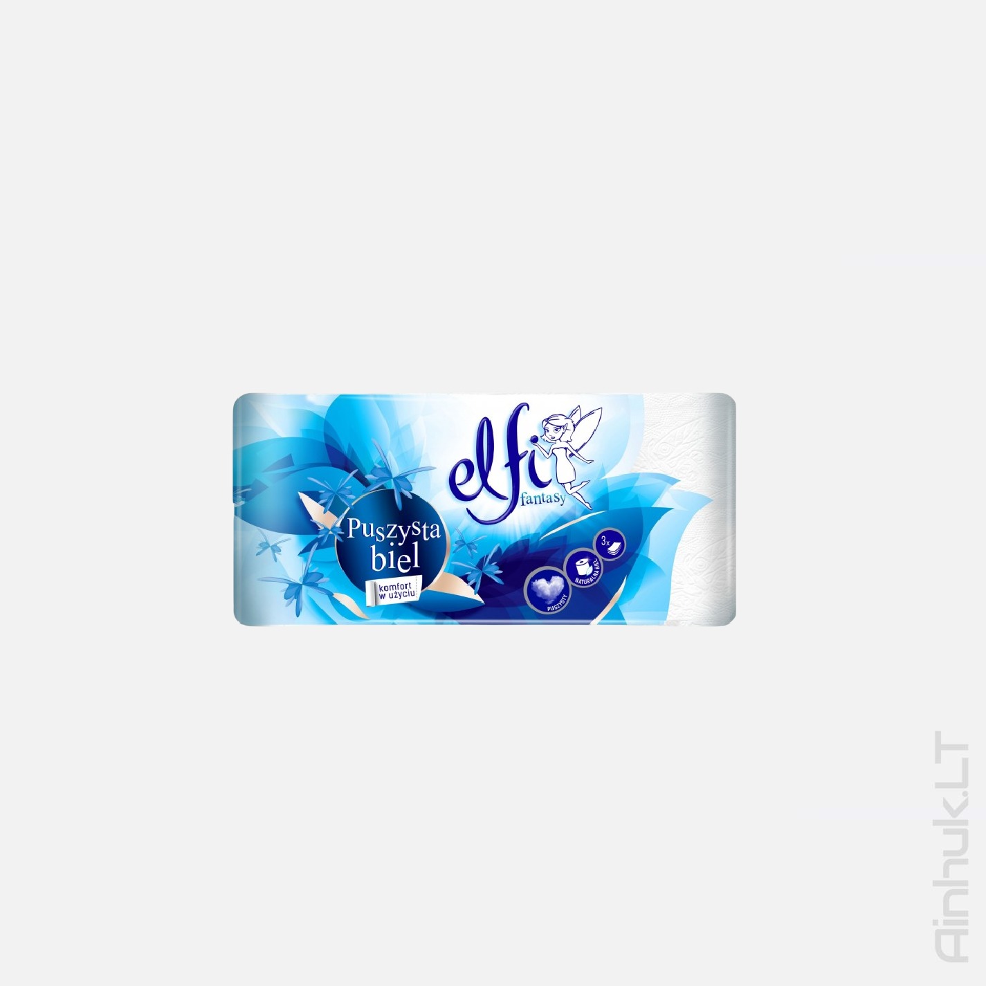 Elfi Ultra toilet paper, 3-ply, 8 rolls