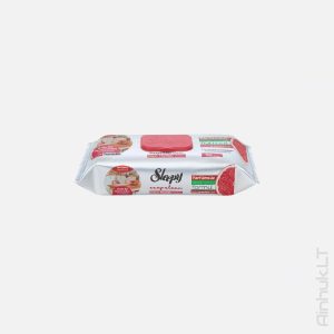 Drėgnos servetėlės raudonos Sleepy greipfruktų kvapo, 50 vnt.