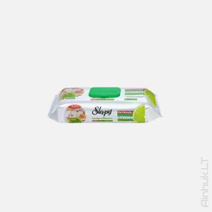 Drėgnos servetėlės žalios Sleepy bergamotės kvapo,50 vnt.