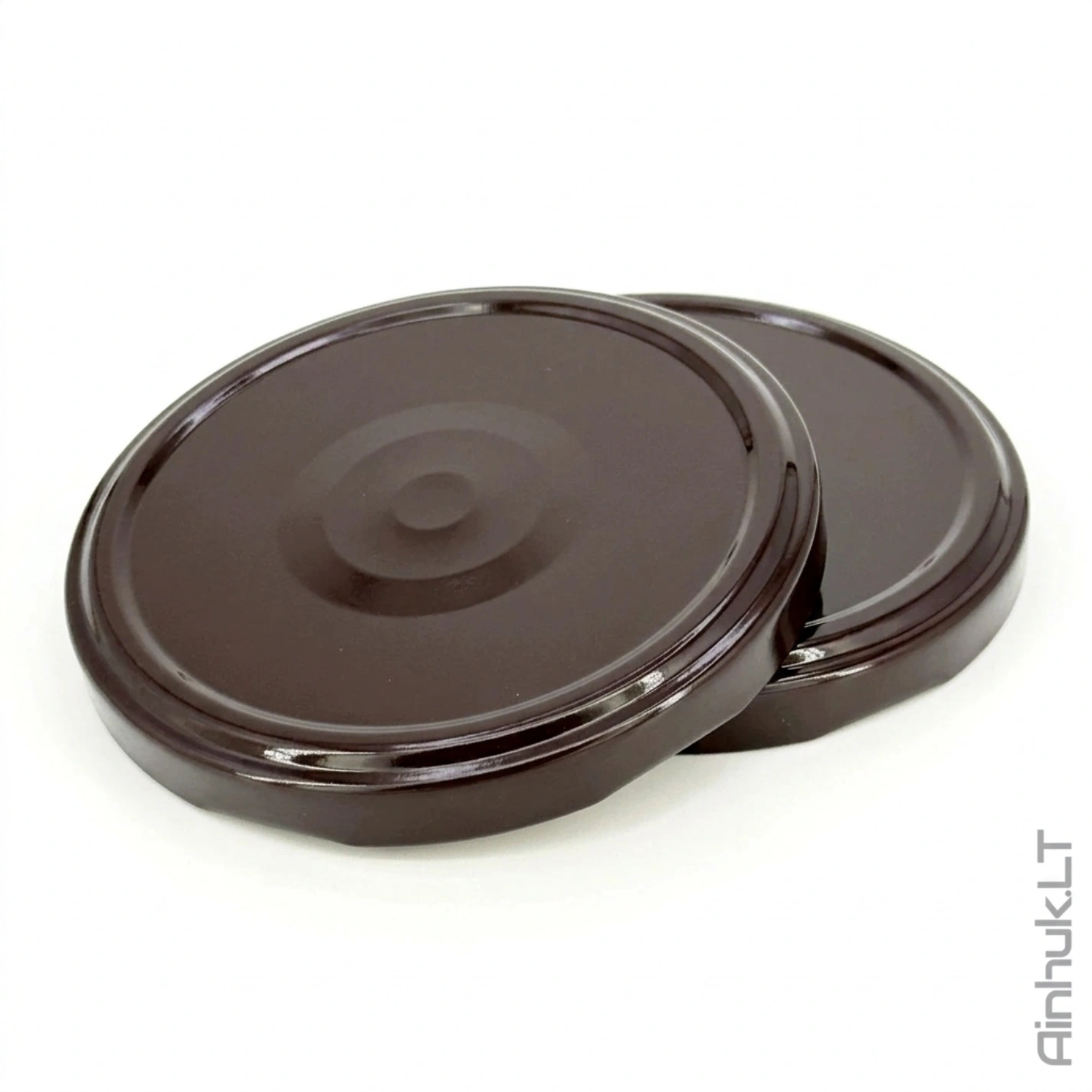 Užsukami dangteliai autoklavui rudi, 82mm (iki 121°C)
