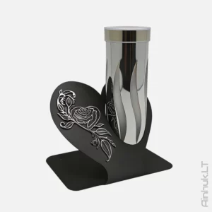 Solar lantern for graves "Heart" 0404