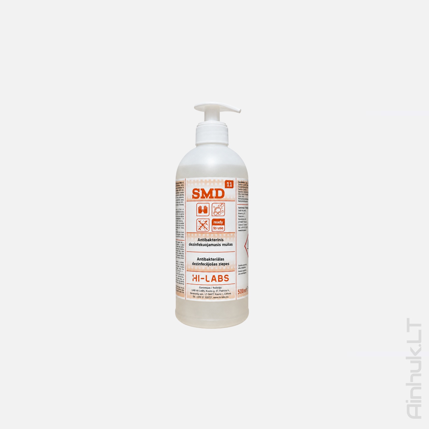 Antibakterinis skystas muilas SMD-11, 500ml