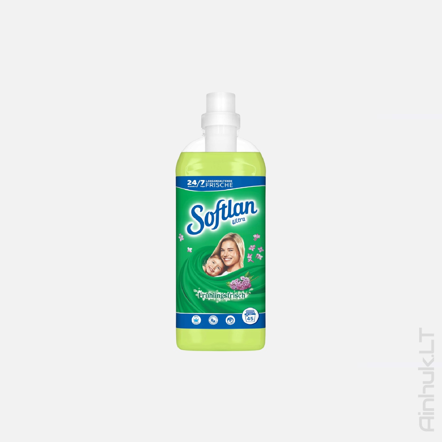 Skalbinių minkštiklis SOFTLAN žalios spalvos 1L.