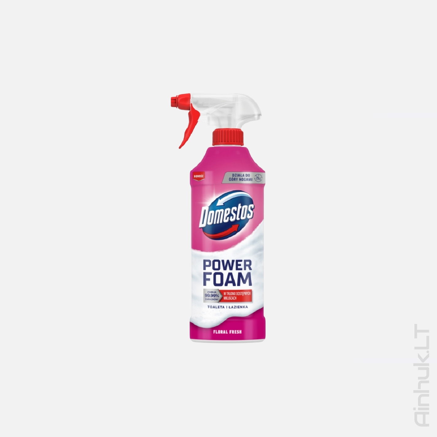 Valymo putos DOMESTOS POWER FOAM FLORAL, 435ml