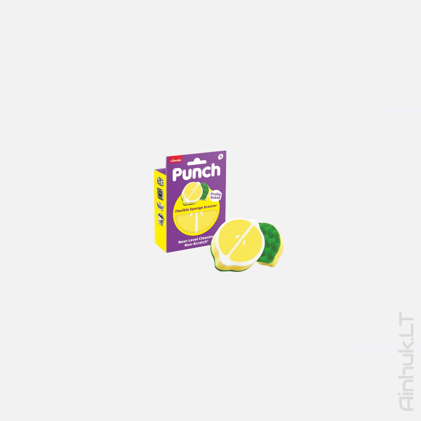 Kempinė Vileda Punch Lemon 1vnt.